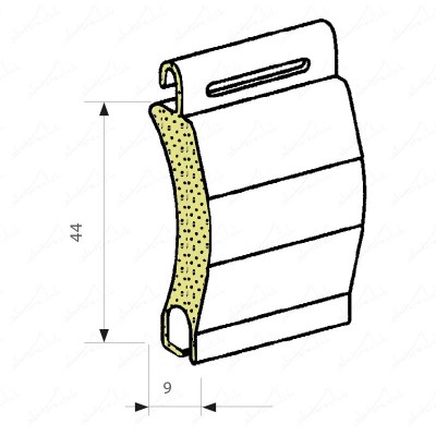 ALLUMINIO 2.6 AR TAPPARELLA AVVOLGIBILE ALLUMINIO POLIURETANO ECOLOGICO